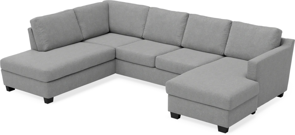 Friday - 3-sits soffa med divan vänster och schäslong höger - Grå
