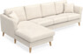 Eden - 3-sits soffa med schäslong - Beige