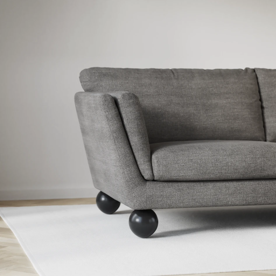Madison Lux - Hörnsoffa 2+3-sits, hörn 2 - Grå