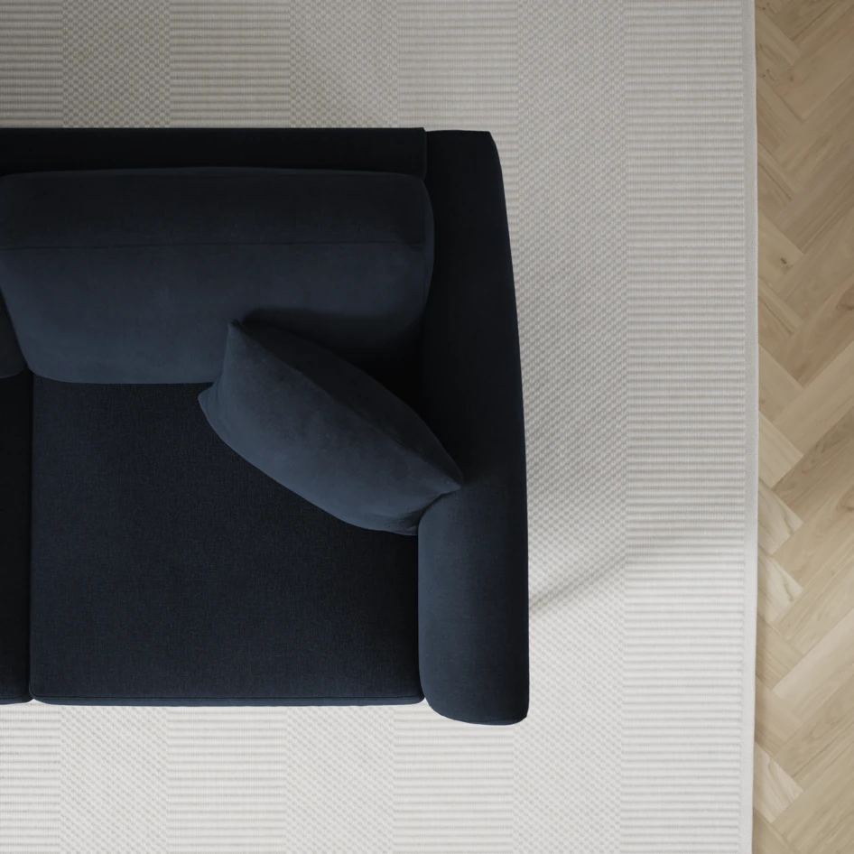 Eden - 3-sits soffa - Blå
