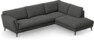 Madison Lux - 3-sits soffa med divan höger - Grå