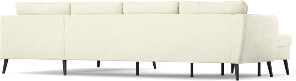 County - 3-sits soffa med schäslong vänster och divan höger - Vit