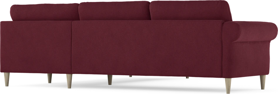 Bridge - Hörnsoffa, 2+2-sits - Röd