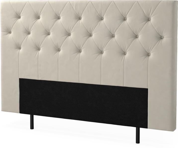 New York pikerad - Sänggavel, 90-210 cm - Beige