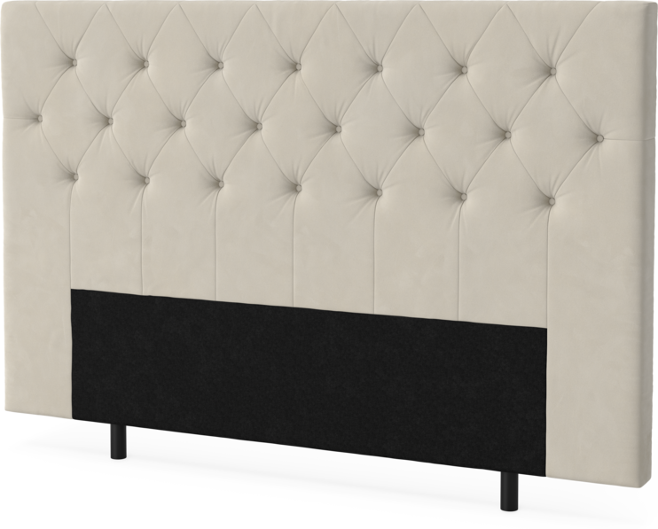 New York pikerad - Sänggavel, 90-210 cm - Beige