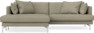 Harper - 4-sits med schäslong XL vänster - Beige