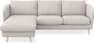 Madison Lux - 2-sits soffa med schäslong vänster - Grå
