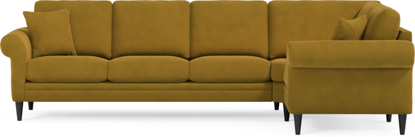 Eden - Hörnsoffa, 3+1-sits - Gul