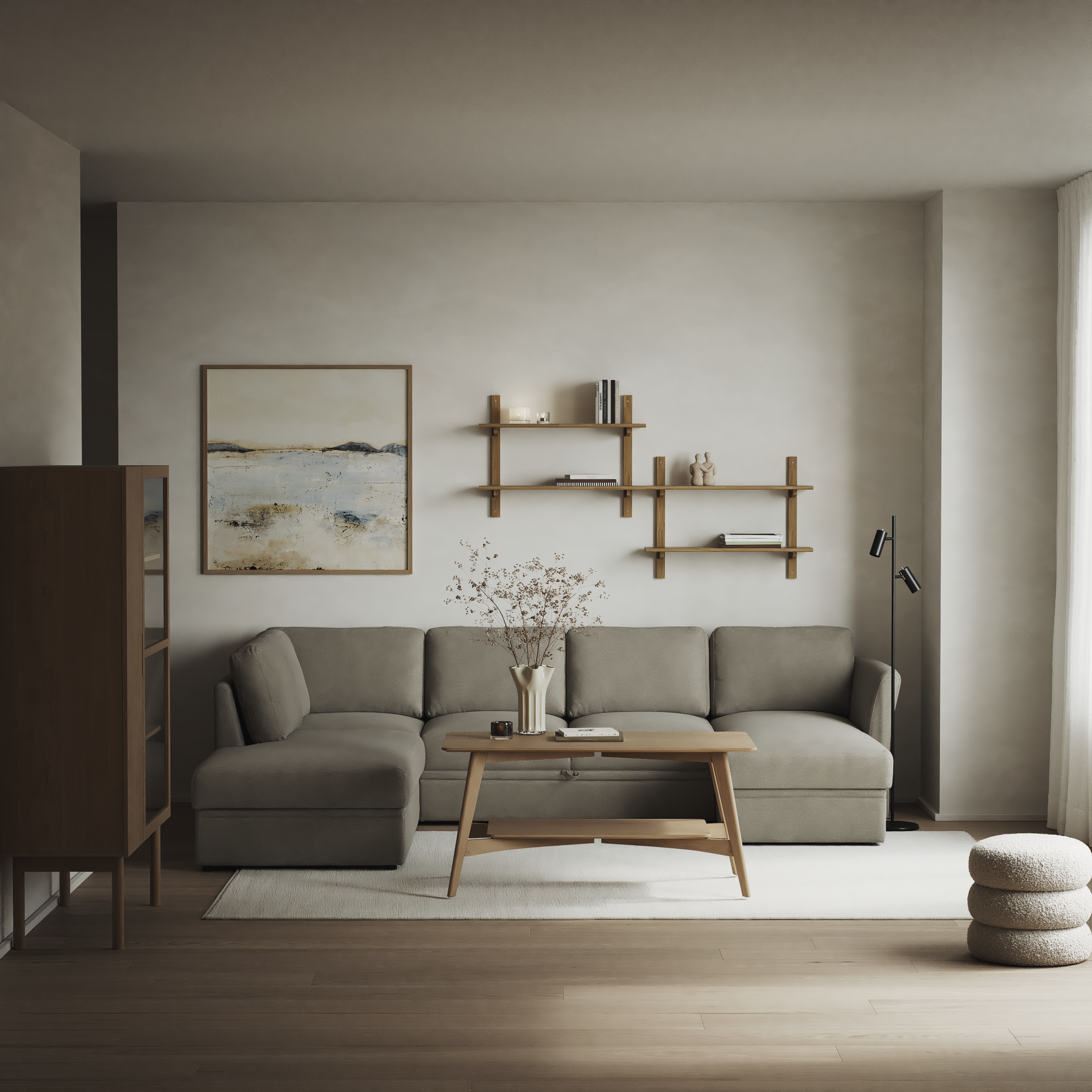 Öland - Bäddsoffa med divan vänster och schäslong höger - inspiration