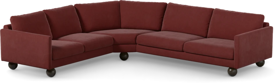 Madison Lux - Hörnsoffa 2+3-sits, hörn 2 - Rosa