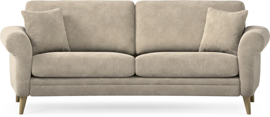 Eden - 2,5-sits soffa svängd - Beige