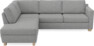 Friday - 2,5-sits soffa med divan vänster - Grå