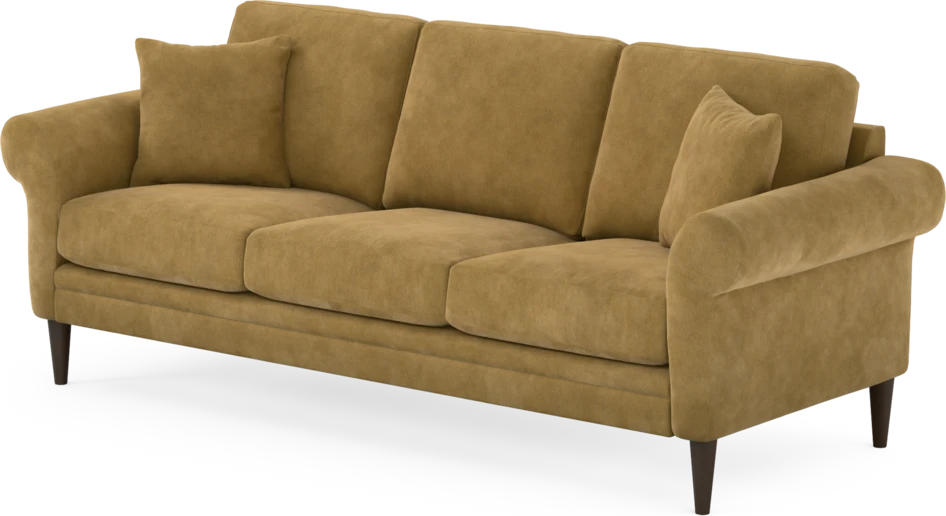 Eden - 3-sits soffa - Gul