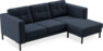 Rio - 3-sits soffa med schäslong höger - Blå