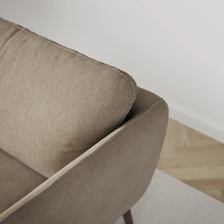 Madison Lux - 2-sits soffa med divan vänster och schäslong höger - Beige