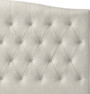 Delux Välvd - Sänggavel, 90-210 cm - Beige