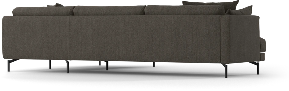 Harper - 3-sits soffa med divan höger - Brun
