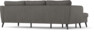 County - 3-sits soffa med flyttbar schäslong - Brun
