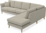 Eden - 3-sits soffa med divan - Brun