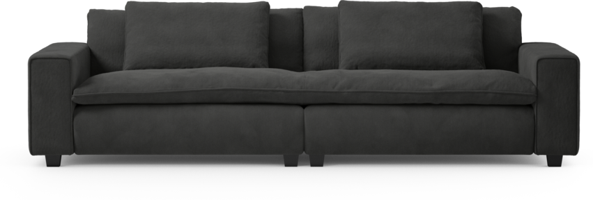 Bellora - 4-sits soffa, hel dyna - Grå