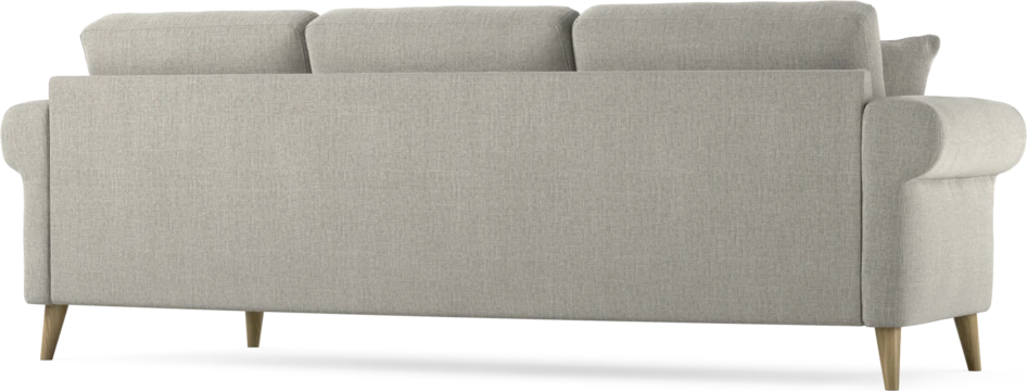 Eden - 3-sits soffa svängd - Grå