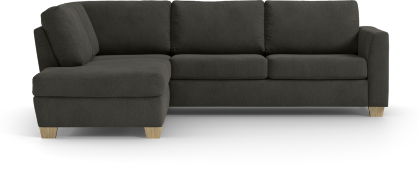 Friday - 2,5-sits soffa med divan vänster - Grå