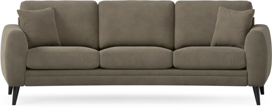Eden - 3-sits soffa svängd - Beige