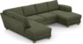 Friday - 3-sits soffa med divan vänster och schäslong höger - Grön