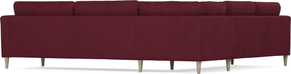 Bridge - Hörnsoffa, 2+3-sits - Röd