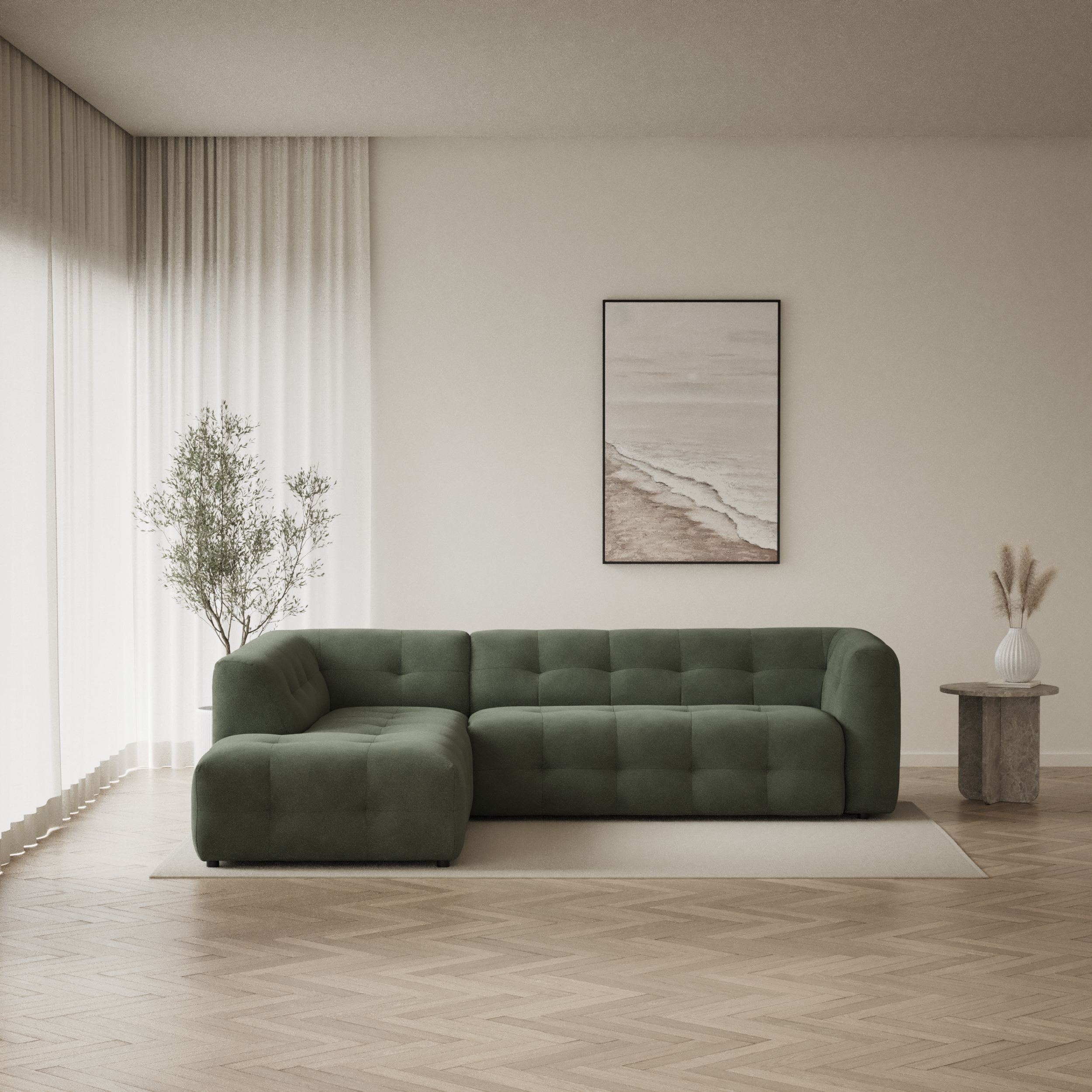 Bella - 3-sits soffa med divan vänster - inspiration