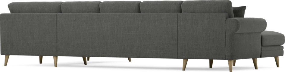 Eden - 3-sits soffa med schäslong vänster och divan höger - Grå