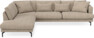 Harper - 3-sits soffa med divan vänster - Brun