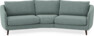 Madison - 3-sits soffa svängd, 90 cm - Turkos