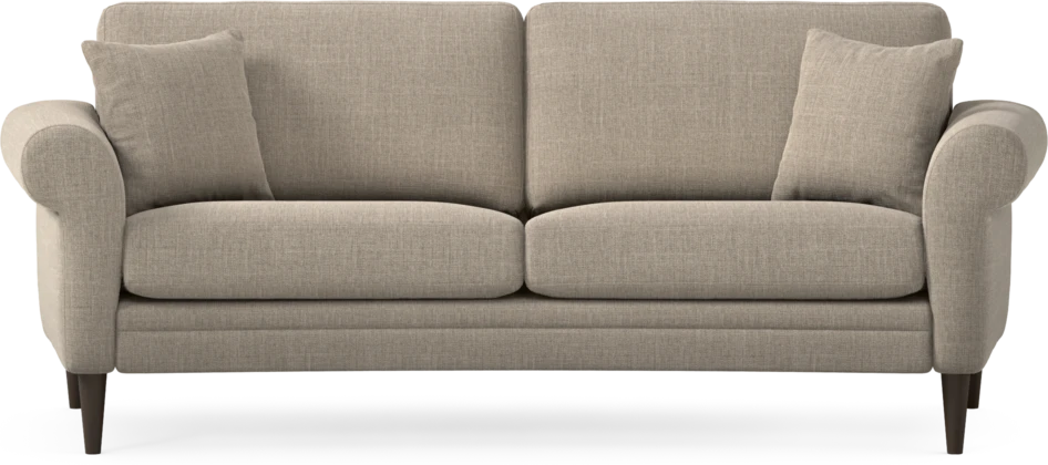 Eden - 2,5-sits soffa svängd - Beige