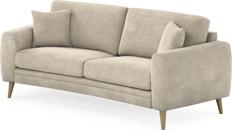 Eden - 2,5-sits soffa svängd - Beige