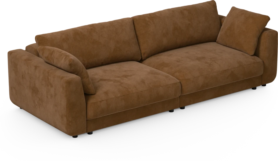 Amie - Bäddsoffa 4-sits - Orange