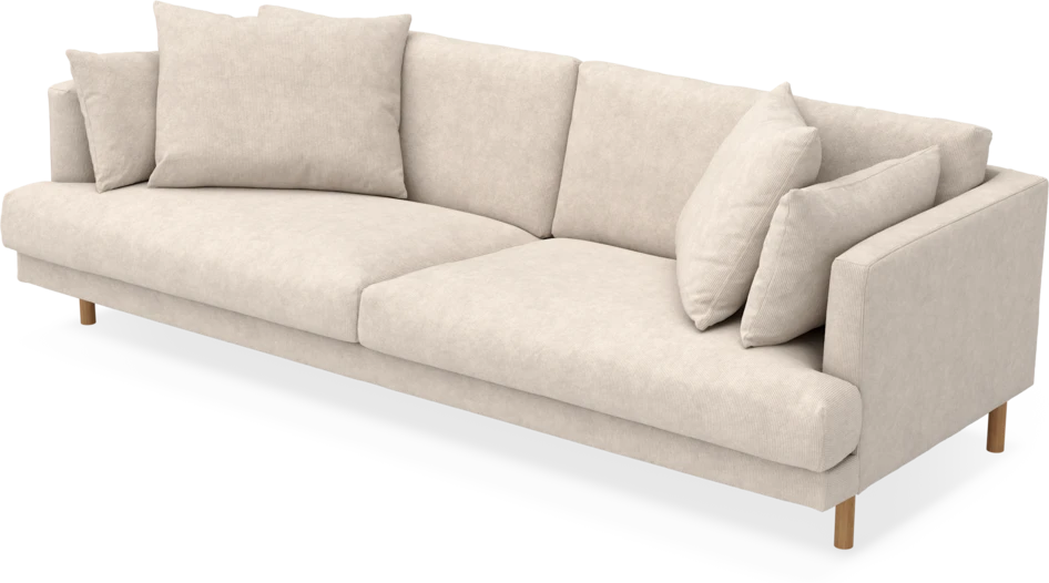 Harper - 4-sits soffa - Vit