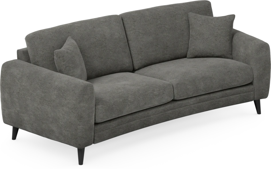 Eden - 2,5-sits soffa svängd - Grå
