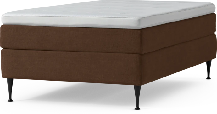 Delux Sense, Kontinentalsäng, enkelsäng 120 cm med bäddmadrass och sängben