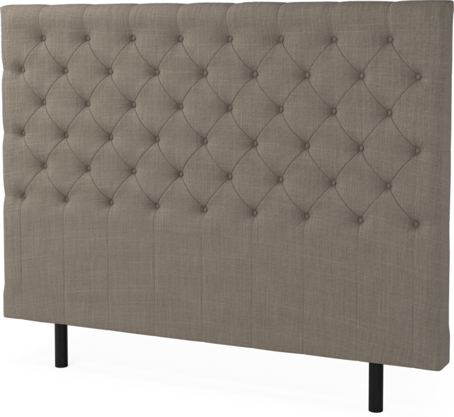 Asperö pikerad - Sänggavel, 160-180 cm - Beige