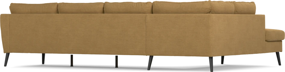 County - 3-sits soffa med divan vänster - Gul