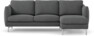 Madison Lux - 2-sits soffa med schäslong höger - Grå