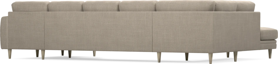 Eden - 3-sits soffa med divan vänster och schäslong höger - Beige