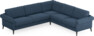 Bridge - Hörnsoffa, 3+2-sits - Blå