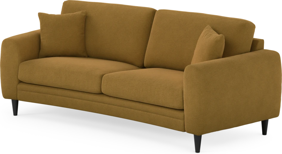 Eden - 2,5-sits soffa svängd - Gul