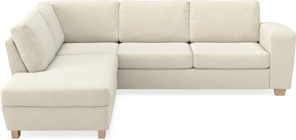 Friday - 2,5-sits soffa med divan vänster - Beige