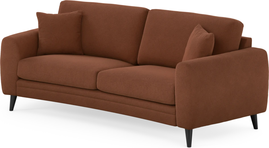 Eden - 2,5-sits soffa svängd - Orange