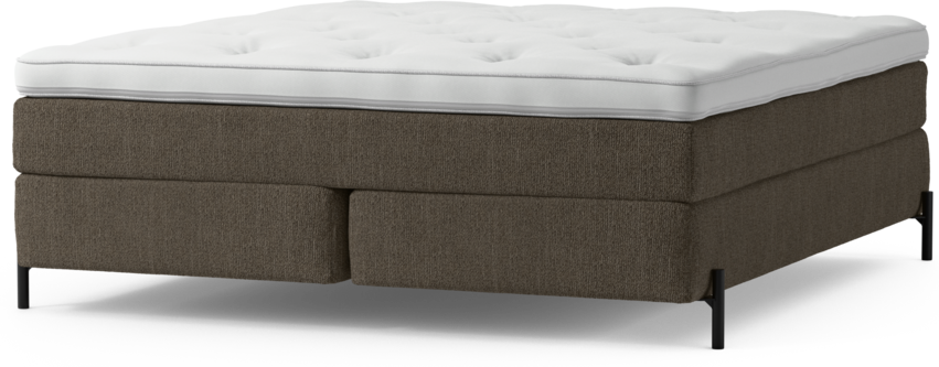 Delux Sense - Kontinentalsäng, dubbelsäng med bäddmadrass och sängben