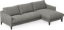 Winston - 3-sits soffa med schäslong, vändbar - Grå