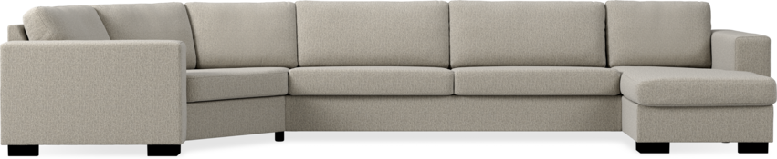 Nevada - 4-sits soffa med cosy hörn vänster och schäslong höger - Beige